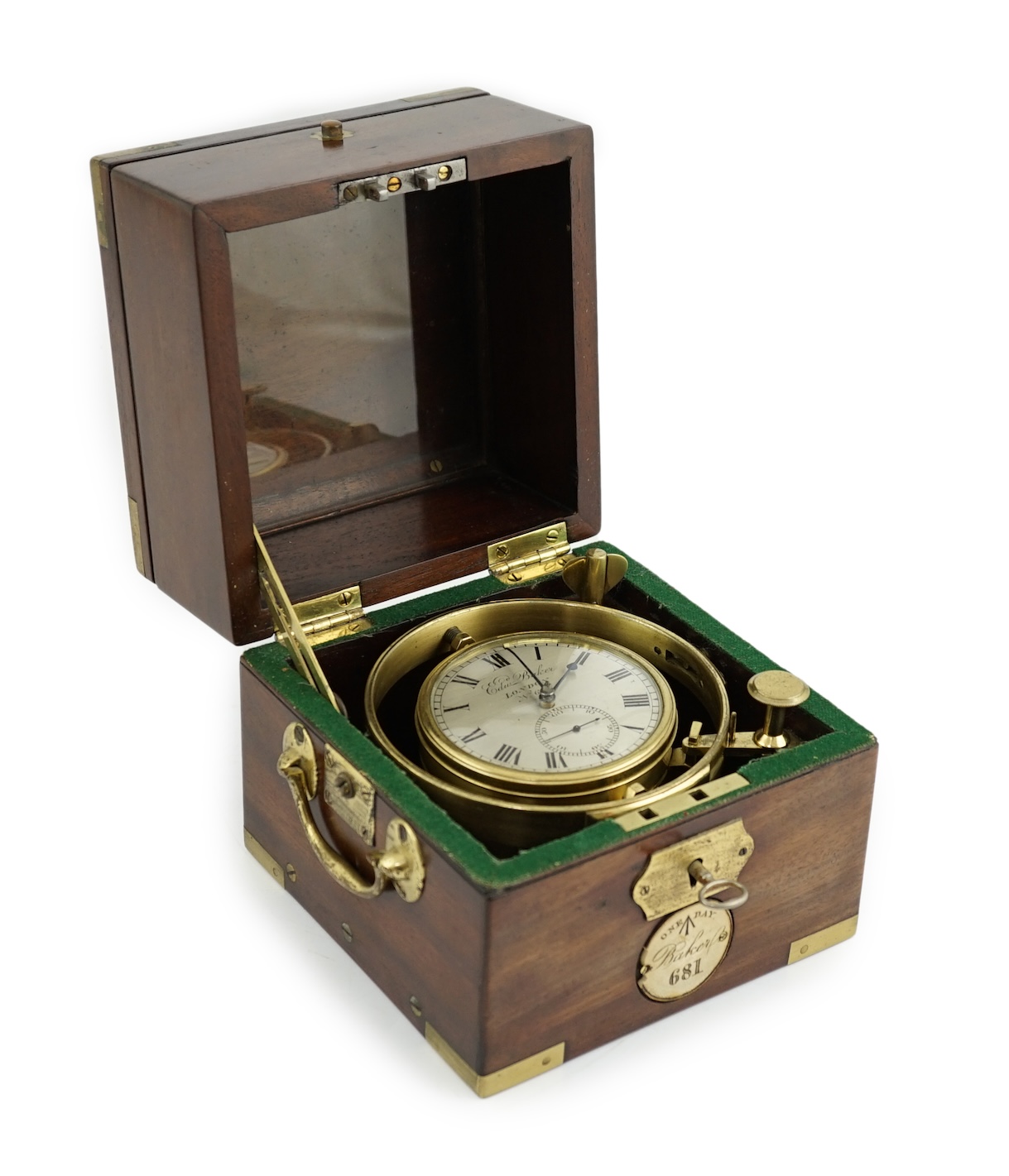 Edward Baker of London, a Victorian one day marine chronometer CITES Submission reference: NSVJ4569